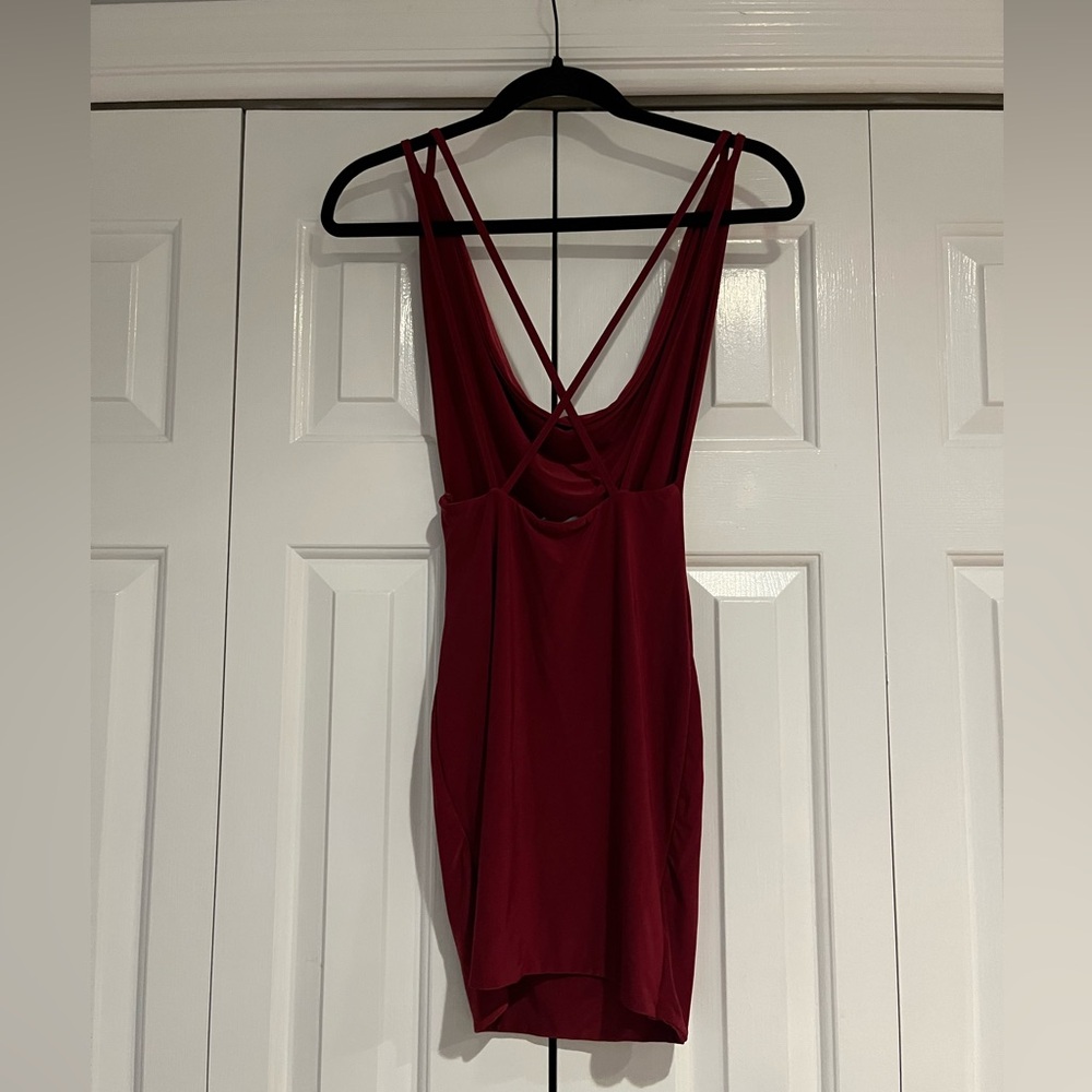 PRETTYLITTLETHING short red dress size 6 - Picture 2 of 5